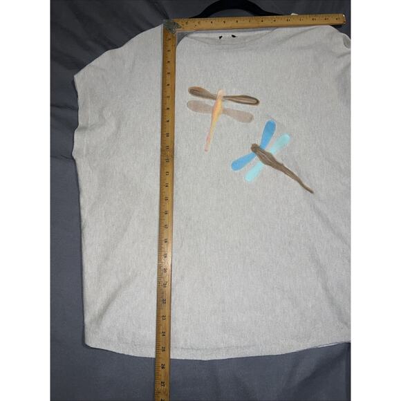 Top Women's Size XL/1X Beige Firefly Drop Sleeve Knit Pullover Shirt Blouse Soft - Picture 6 of 7